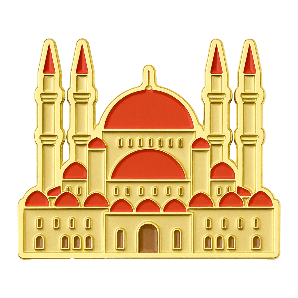 Sulaiman Al - Rajhi Mosque Hail Metal Phone Sticker With 3M Sticky Backing - StickyPins