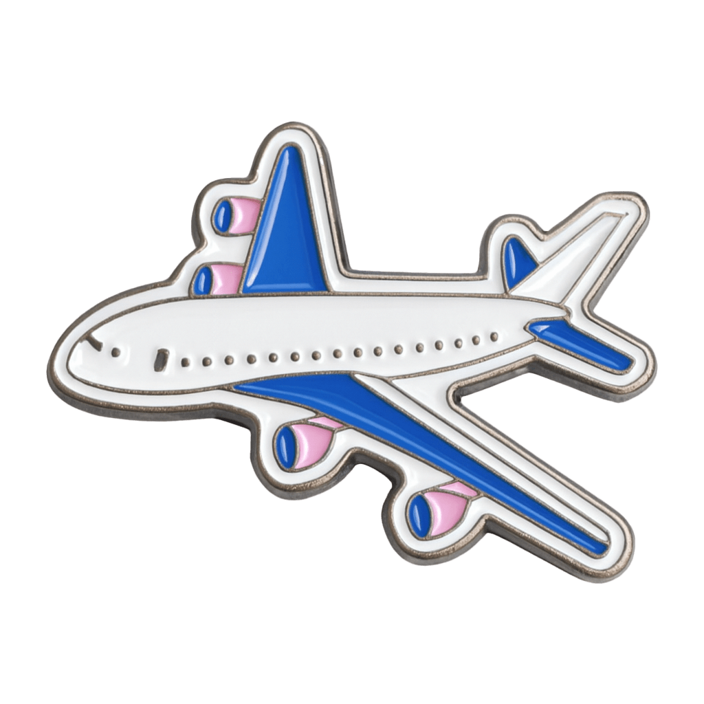 Travel Metal Phone Stickers With 3M Sticky Backing