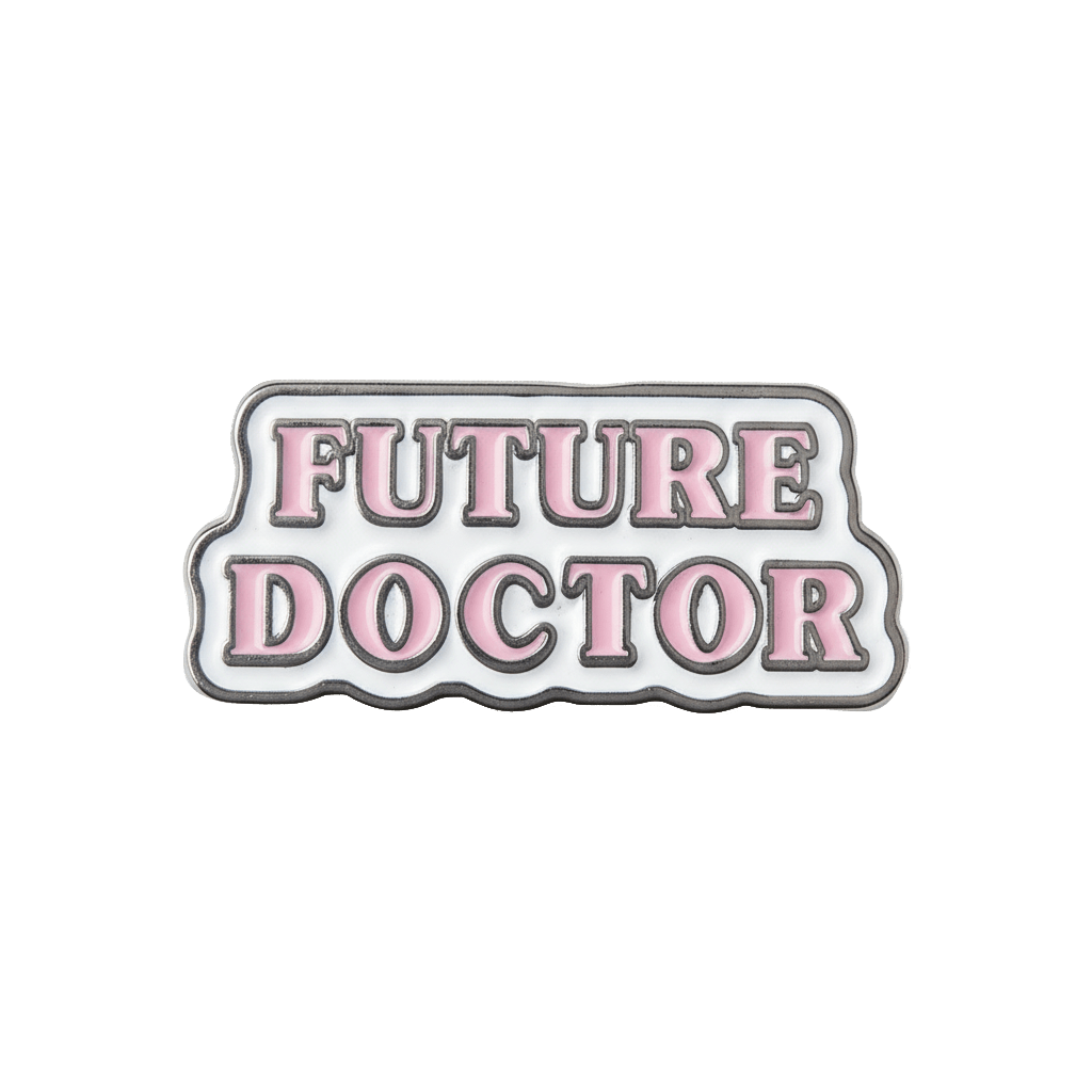 Future Doctor Metal Phone Sticker With 3M Sticky Backing - StickyPins