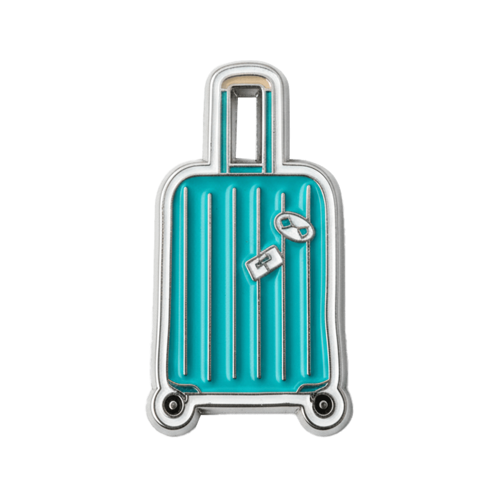 Travel Metal Phone Stickers With 3M Sticky Backing