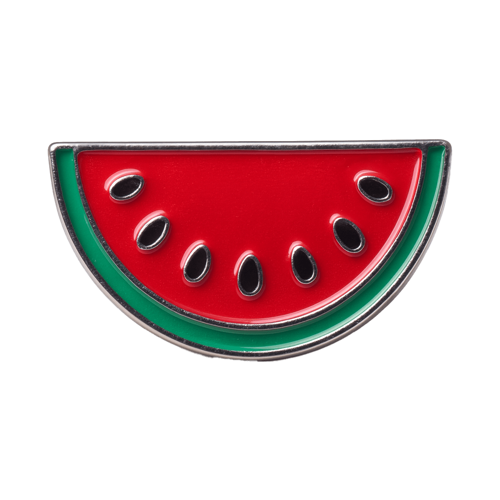 Palestine Watermelon Slice Metal Phone Sticker With 3M Sticky Backing - StickyPins