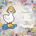 Puddle Duck Metal Phone Sticker with 3M Sticky Backing - StickyPins