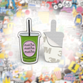 Matcha Matcha Matcha Metal Phone Sticker With 3M Sticky Backing - StickyPins