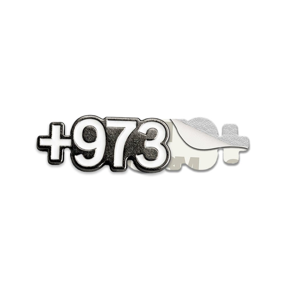 +973 Metal Phone Sticker with 3M Sticky Backing - StickyPins