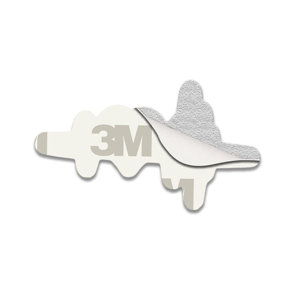 Heartbeat ECG Line Metal Phone Sticker With 3M Sticky Backing - StickyPins