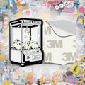 Grab - A - Ghost Claw Machine Metal Phone Sticker With 3M Sticky Backing - StickyPins