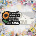 In A World Where You Can Be Anything Metal Phone Sticker with 3M Sticky Backing - StickyPins