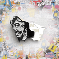 King Salman Saudi Map Outline Metal Phone Sticker With 3M Sticky Backing - StickyPins