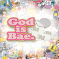 God is Bae Metal Phone Sticker With 3M Sticky Backing - StickyPins