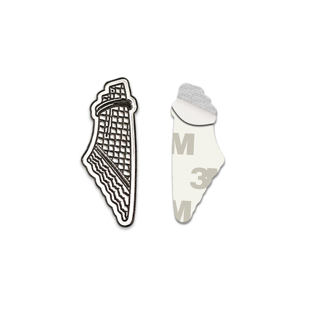 Palestine Keffiyeh Metal Phone Sticker with 3M Sticky Backing - StickyPins