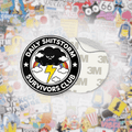 Daily Shitstorm Survivors Club Metal Phone Sticker with 3M Sticky Backing - StickyPins