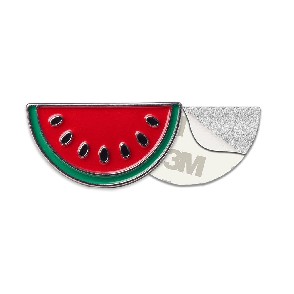 Palestine Watermelon Slice Metal Phone Sticker With 3M Sticky Backing - StickyPins