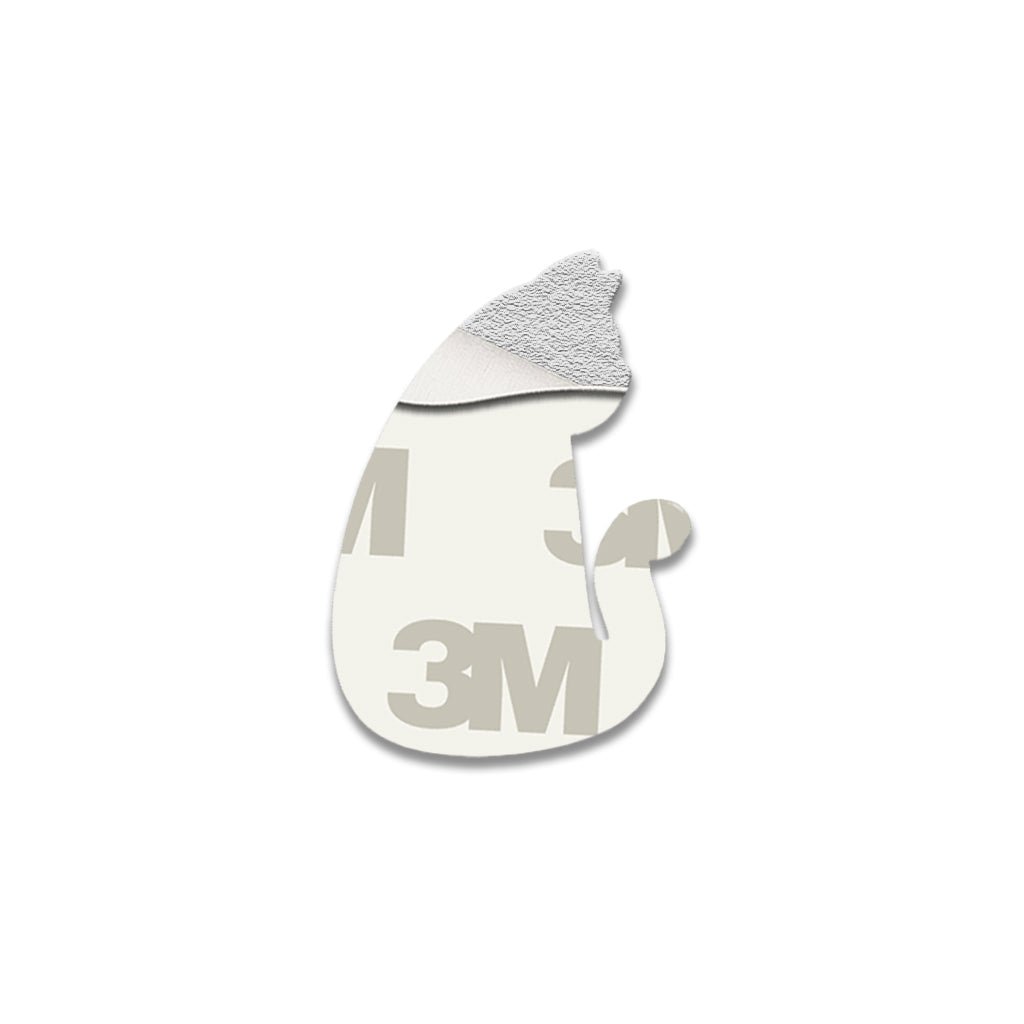 Palestine Keffiyeh Cat Metal Phone Sticker with 3M Sticky Backing - StickyPins