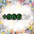 Saudi +966 Dial Code Green Metal Phone Sticker With 3M Sticky Backing - StickyPins