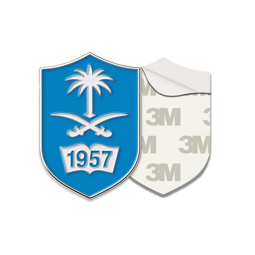 King Saud University KSU 1957 Blue Shield Metal Phone Sticker With 3M Sticky Backing - StickyPins