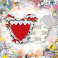 Bahrain Shield Metal Phone Sticker With 3M Sticky Backing - StickyPins