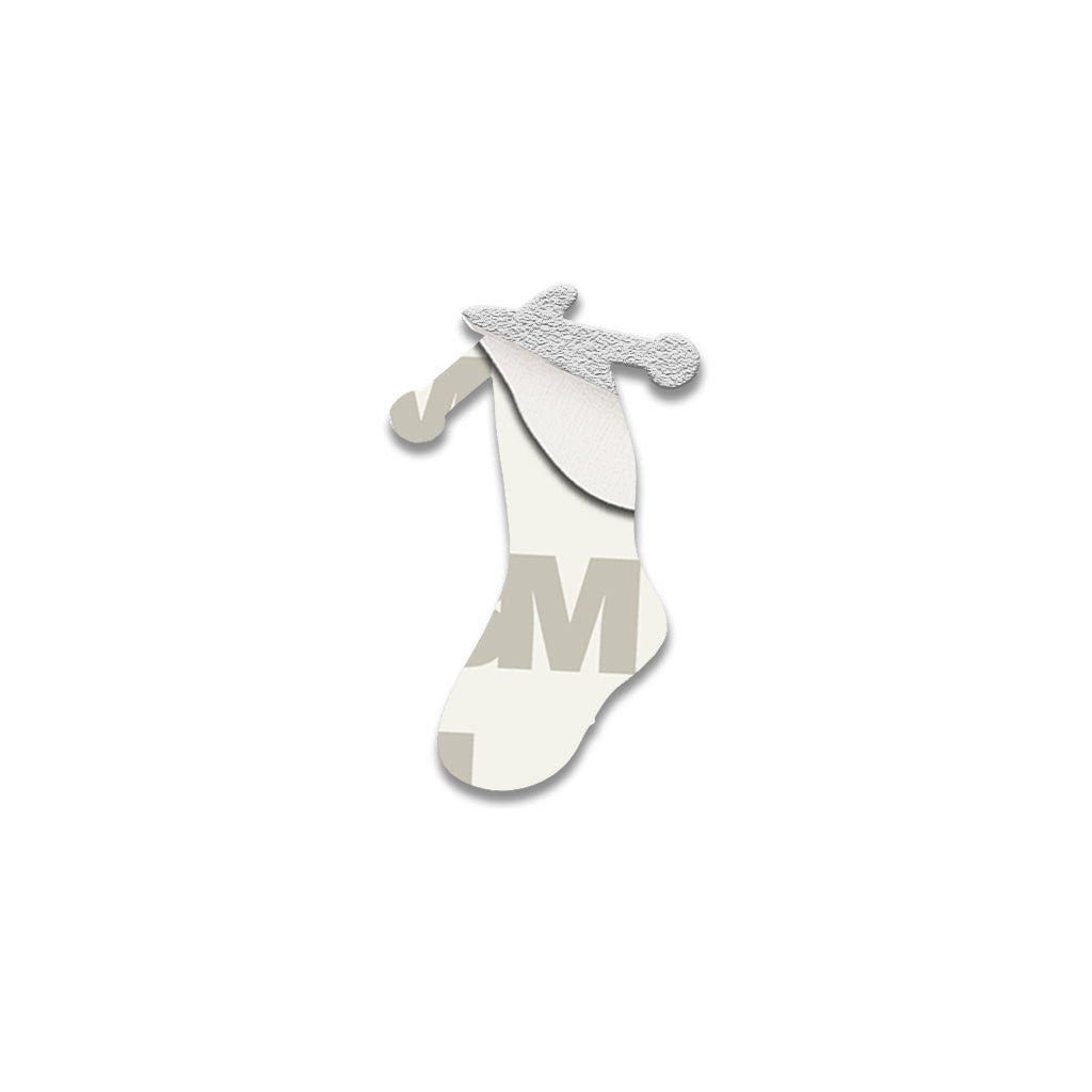 Rainbow Sock Knitting Metal Phone Sticker with 3M Sticky Backing - StickyPins