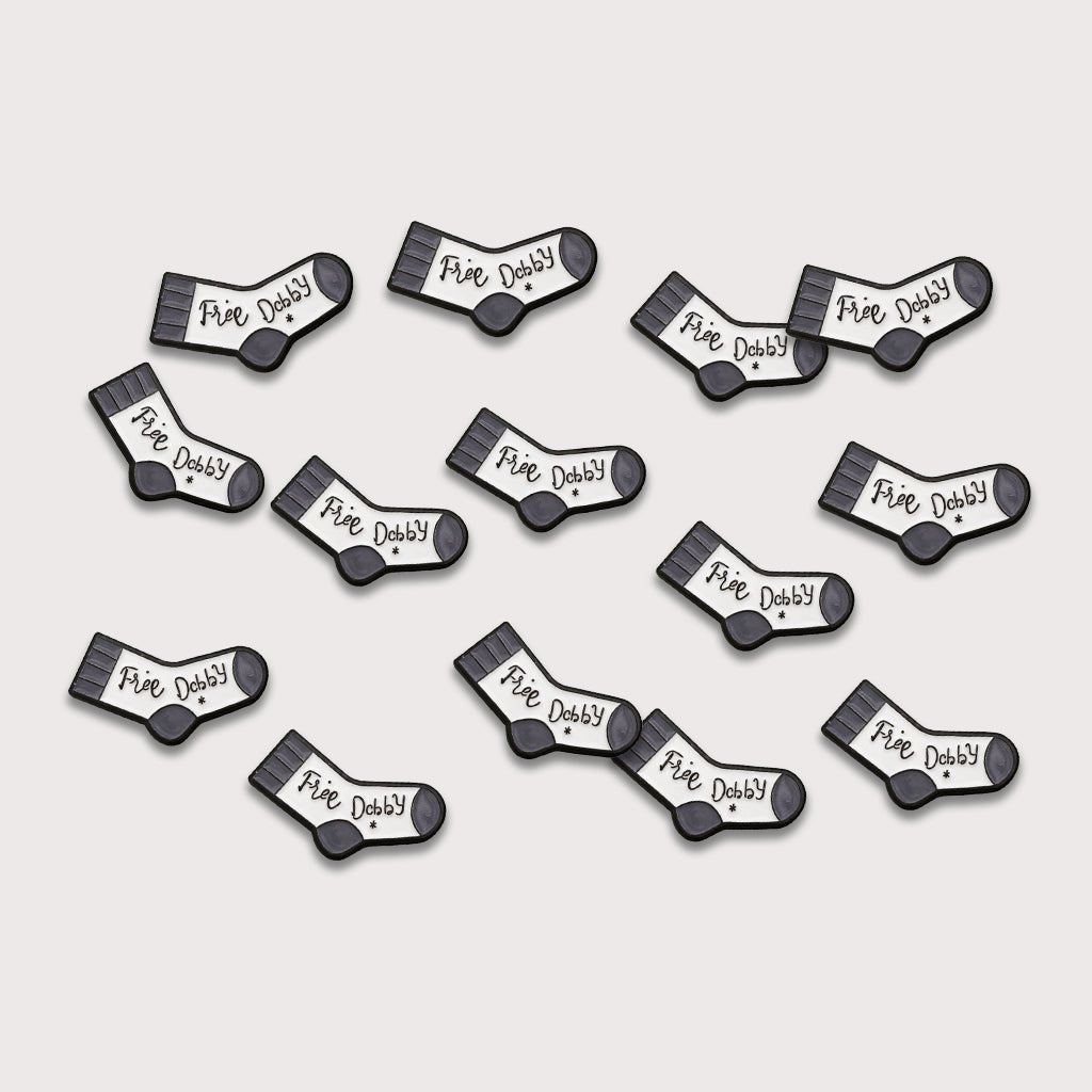 Free Dobby Sock Metal Phone Sticker with 3M Sticky Backing - StickyPins