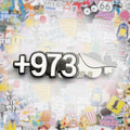 +973 Metal Phone Sticker with 3M Sticky Backing - StickyPins