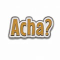 Acha? Desi Metal Phone Sticker With 3M Sticky Backing