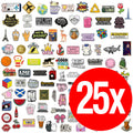 Mystery Pack Bulk Metal Phone Stickers (No Duplicates)