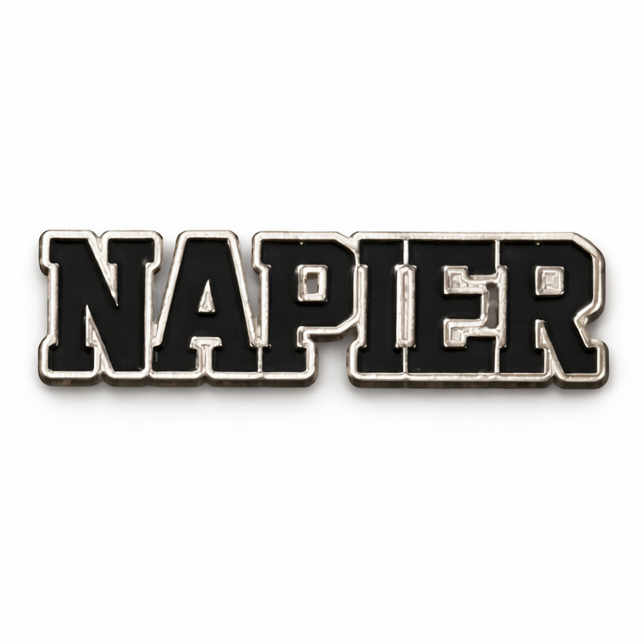 NAPIER Edinburgh Napier University Metal Phone Sticker With 3M Sticky Backing