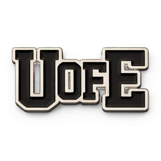 UofE University of Exeter Metal Phone Sticker With 3M Sticky Backing