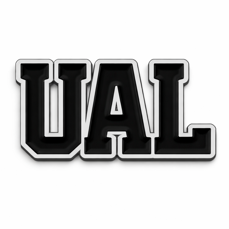 UAL Universidad de Almería Metal Phone Sticker With 3M Sticky Backing
