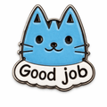 Good Job Cat Metal Phone Sticker With 3M Sticky Backing - StickyPins