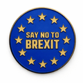 Say No to Brexit Metal Phone Sticker With 3M Sticky Backing - StickyPins