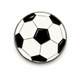 Football Soccer Ball Metal Phone Sticker With 3M Sticky Backing