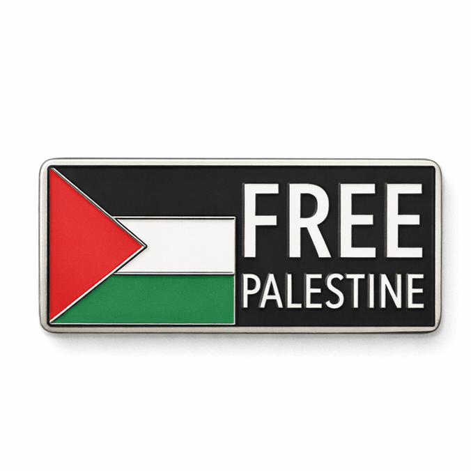 Palestine Metal Phone Stickers With 3M Sticky Backing