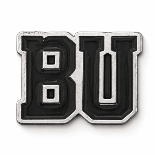 BU Bangor University Metal Phone Sticker With 3M Sticky Backing - StickyPins