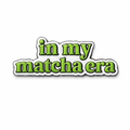Matcha Metal Phone Stickers With 3M Sticky Backing