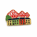 Scotland Forth Rail Bridge Metal Phone Sticker with 3M Sticky Backing - StickyPins