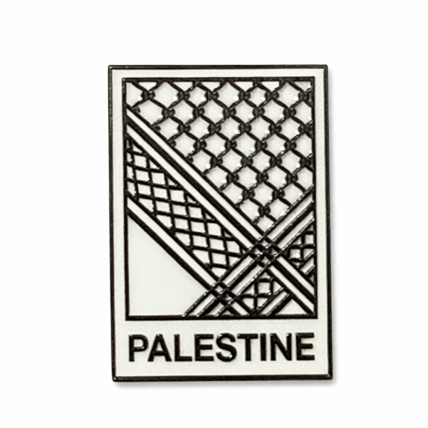 Palestine Keffiyeh Pattern Metal Phone Sticker with 3M Sticky Backing - StickyPins