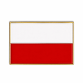 Poland Flag Metal Phone Sticker With 3M Sticky Backing - StickyPins
