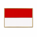 Indonesia Flag Metal Phone Sticker With 3M Sticky Backing - StickyPins