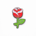 Rose Flower Metal Phone Sticker With 3M Sticky Backing