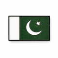 Pakistan Flag Metal Phone Sticker With 3M Sticky Backing