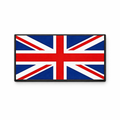 UK Flag Union Jack Metal Phone Sticker With 3M Sticky Backing