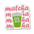 Matcha Matcha Matcha Matcha Metal Phone Sticker With 3M Sticky Backing - StickyPins