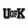 UofK University of Kashmir Metal Phone Sticker With 3M Sticky Backing