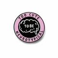 Too Cute To Be Neurotypical Metal Phone Sticker with 3M Sticky Backing - StickyPins