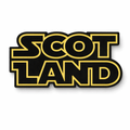 SCOTLAND Metal Phone Sticker with 3M Sticky Backing - StickyPins