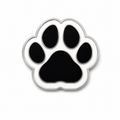Dog Paw Print Metal Phone Sticker With 3M Sticky Backing