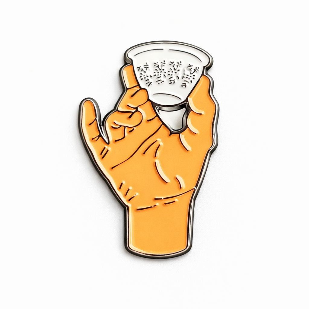 Arabic Coffee Cup Finjan Hand Metal Phone Sticker With 3M Sticky Backing