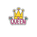 Queen Crown Metal Phone Sticker With 3M Sticky Backing