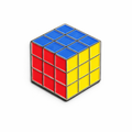Rubik’s Cube Metal Phone Sticker With 3M Sticky Backing