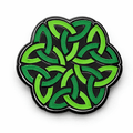 Celtic Knot Metal Phone Sticker with 3M Sticky Backing - StickyPins